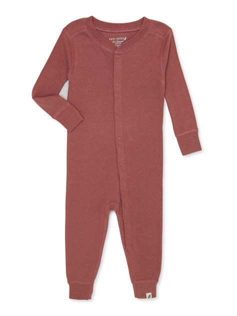 easy-peasy Organic Cotton One-Piece Pajamas Sleeper for Toddler Unisex