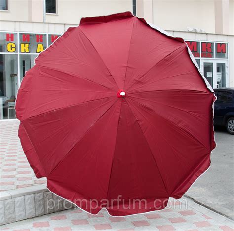 Зонт круглый с клапаном, 2,4 м, для торговли, отдыха на природе (8 спиц ...