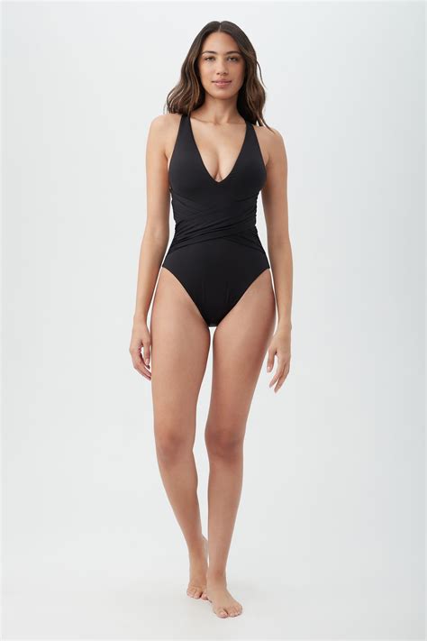 Discover stylish black one piece sexy swimsuits for every body type