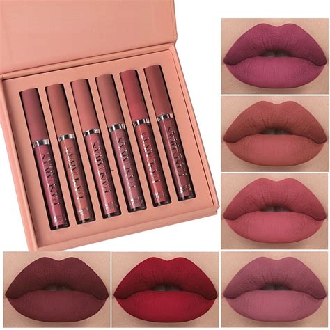 makeup lipstick   easy  dip cup matte liquid lipstick waterproof