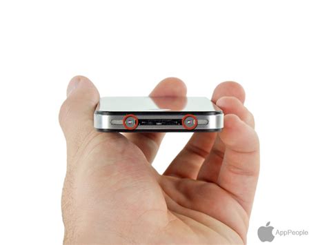 Замена контактодержателя на iPhone 4