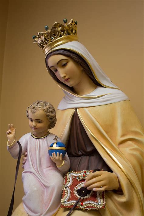hd wallpaper  lady  mount carmel catholic saint carmelite