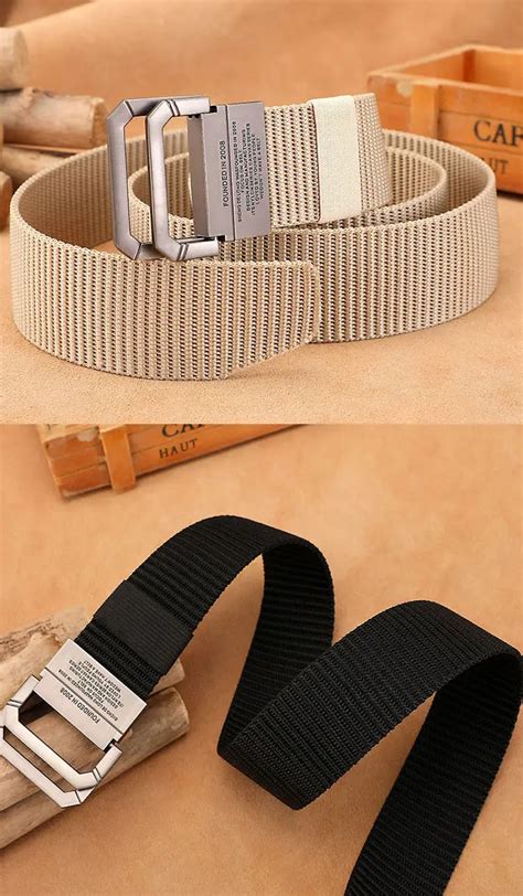 Мужской ремень из нейлоновой ткани | AliExpress