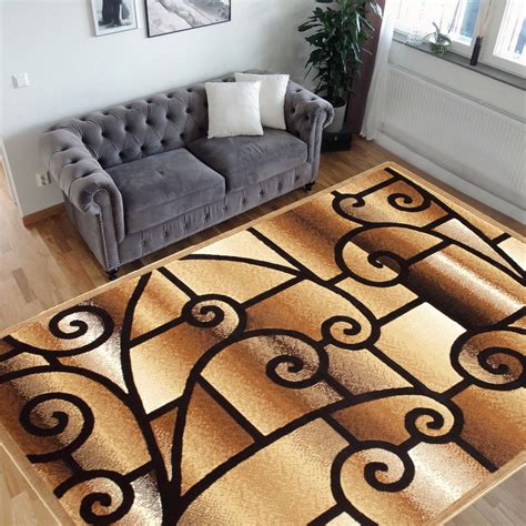 Handcraft Rugs-Modern Contemporary Living Room Rugs-Abstract Carpet ...