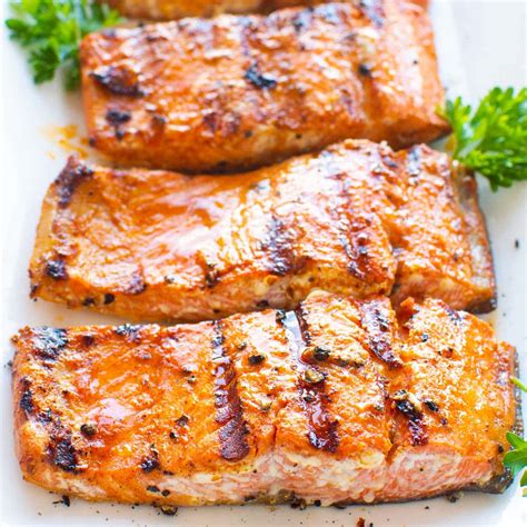 grilled salmon fillet grilled salmon fillet  creamy spinach
