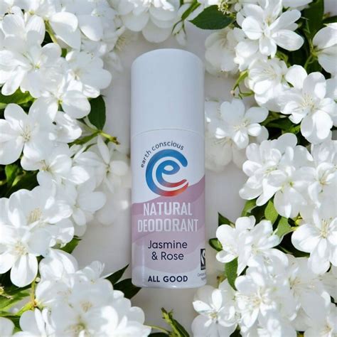 JASMINE & ROSE Natural Deodorant 60g Stick – Earth Conscious