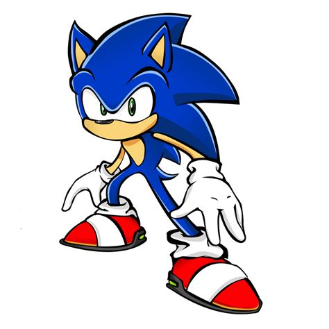 Sonic Lineart 18 SEPT 2012 (rendering experiment) by Chiblu on DeviantArt