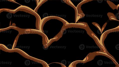 View inside of the stomach of an alien creature. Design. Abstract