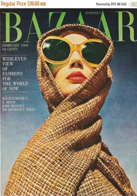 Vintage Harper's Bazaar Cover Poster Print Magazine | Etsy | Fashion ...