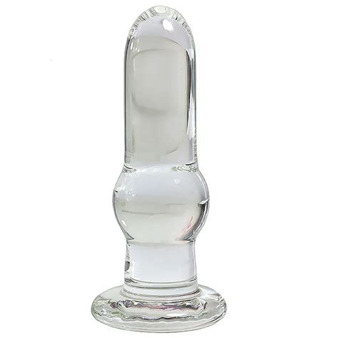 Aliexpress.com : Buy Transparent Glass Anal Plug 13*4cm Anal Dilator ...