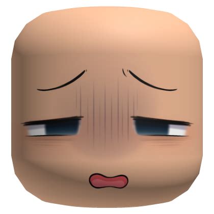 anime disappointed unamused face roblox