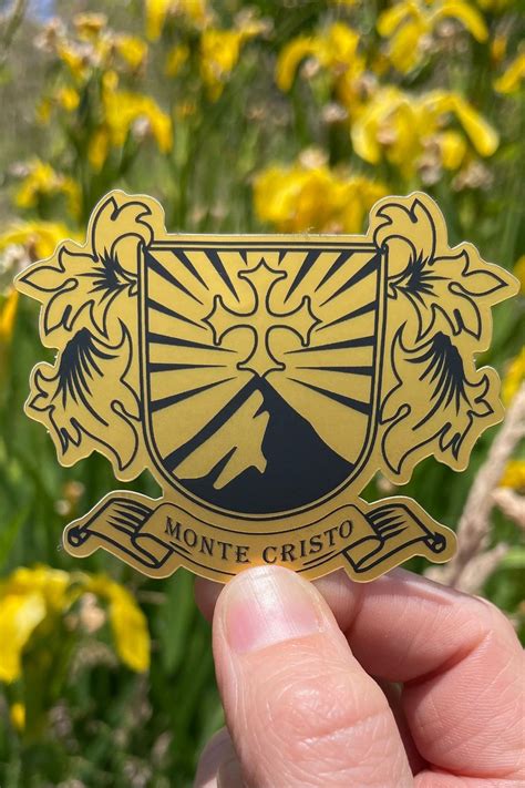 The Count of Monte Cristo Mirror Sticker - ShopperBoard