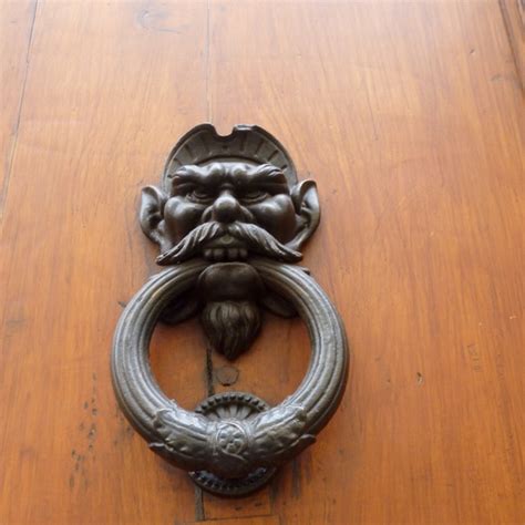 Scary door knocker | Door knockers, Knockers, Knock knock