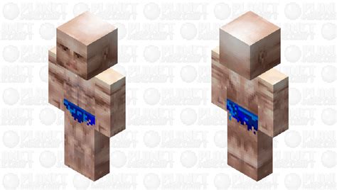 buff caveman clothes blu minecraft skin
