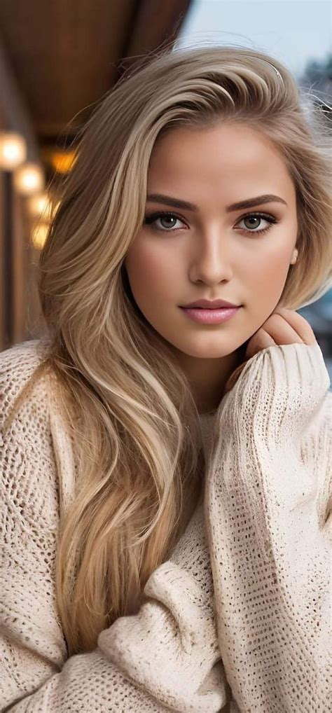 by Brad Mar on Pretty in 2025 | Blonde beauty, Winter blonde hair ...