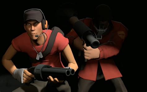 Scout TF2, Тим Фортресс 2, Солдат TF2 - скачать бесплатные обои / oboi7.com