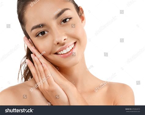 Woman Beauty Portrait Attractive Female Skin Stock Photo 476364415 ...