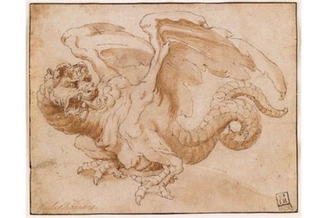 Study of a Grotesque Dragon