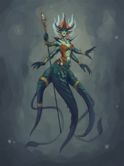 ArtStation - Queen Azshara