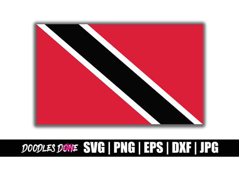 Trinidad and Tobago Flag SVG Graphic by Doodlesdone · Creative Fabrica