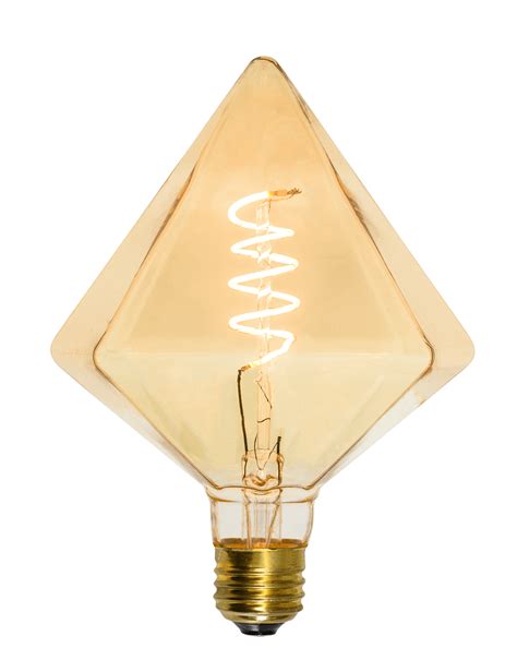 Bulb: LED Amber Diamond – Hangout Lighting