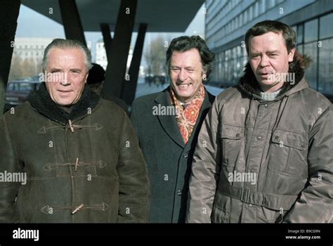 Siberian writers Viktor Astafyev left Mark Sergeyev center and Valentin ...