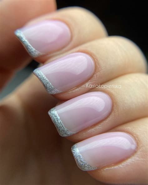 Silver French Tip Nails: 30+ Stylish Designs To Make A Statement