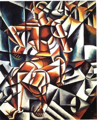 Lyubov Popova — The Pianist, 1914, Lyubov Popova | Olieverf op doek ...