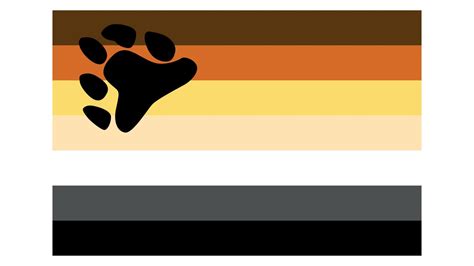 gay bear pride flag  vector format  vector art  vecteezy
