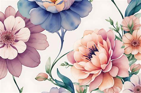 Premium AI Image | Mesmerizing blow Flower Patterns in Seamless ...