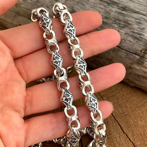 Серебряная мужская литая цепочка. Арт. 0208 - Etsy in 2024 ...