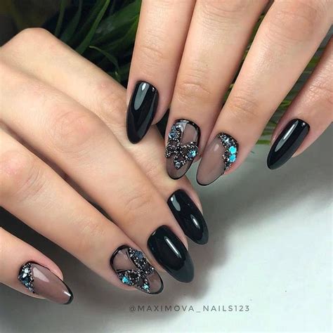 ногти с рисунком бабочки - uniformcustomize