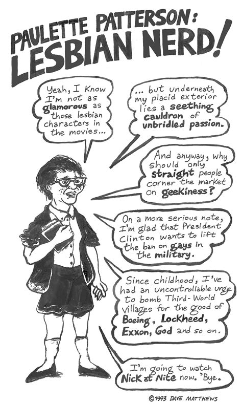 Paulette Patterson: Lesbian Nerd! – DAVID V. MATTHEWS