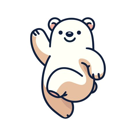 cute icon character dancing bear 44628280 PNG