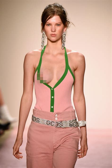 New York Fashion Week's most awkward model wardrobe malfunctions, from