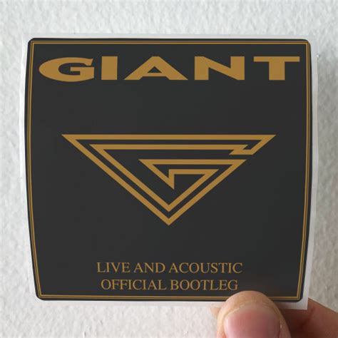 giant  acoustic official bootleg album cover sticker