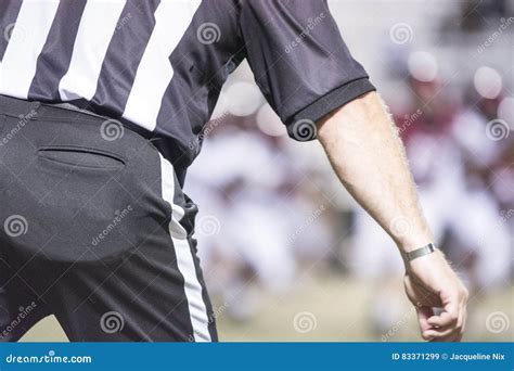 American football referee stock image. Image of rules - 83371299