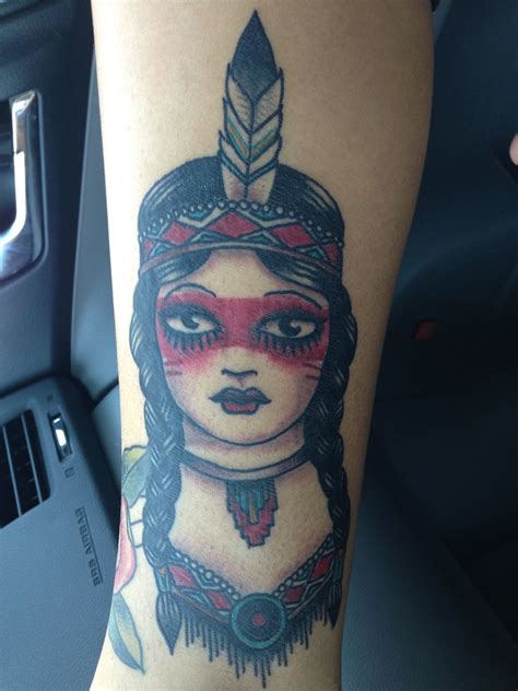 Feminine Native American Tattoos For Females - Tattoo Style Trends
