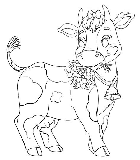 30+ Desenhos de Vaquinha para colorir - Pop Lembrancinhas