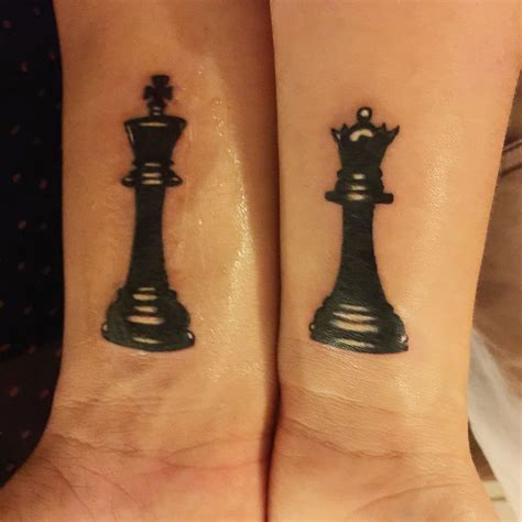 chess piece king tattoo 3