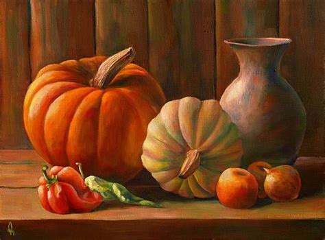 Тыквы, автор Игорь Юдин. Артклуб Gallerix | Pittura della frutta ...