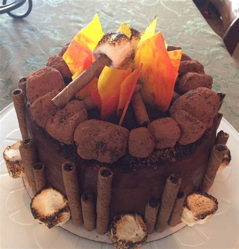day camping shirts campfire cake camping cakes cake decorating