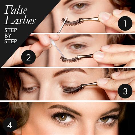 How to Wear Fake Eyelashes for Beginners-Step by Step Tutorial | Fake eyelashes applying, Lashes ...