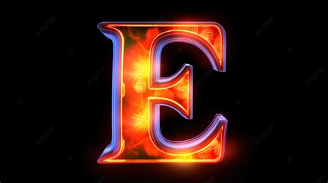 letter  blue fire