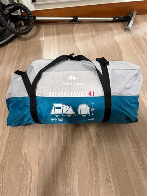 Quechua Arpenaz Family 4.1 Tent, Sports Equipment, Hiking & Camping on ...