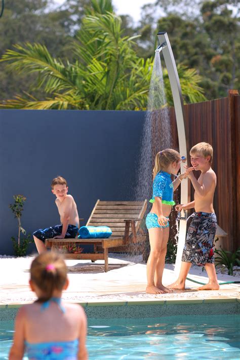 Rainware Outdoor Showers provides summer fun for the whole family