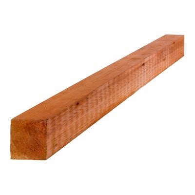ft premium redwood fence post  lowescom