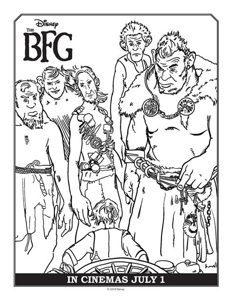 BFG Coloring Pages - Best Coloring Pages For Kids