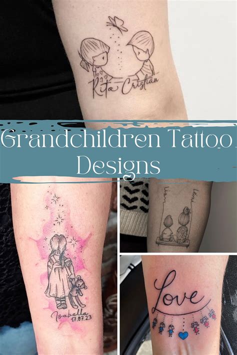 Grandma and granddaughter tattoo ideas - Eagleviewtattoo.com