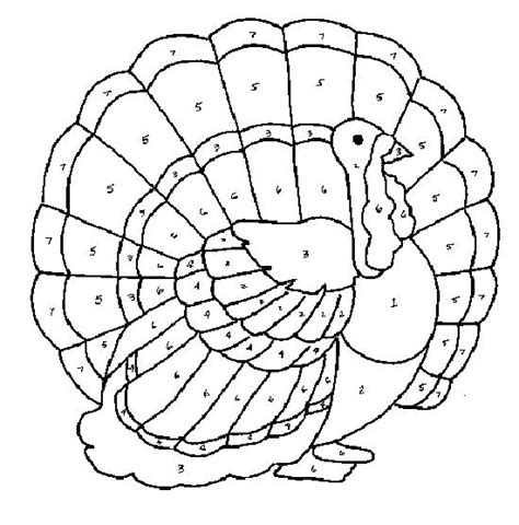 Simple Turkey Coloring Page at GetColorings.com | Free printable ...